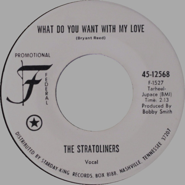 lataa albumi The Stratoliners - What Do You Want With My Love