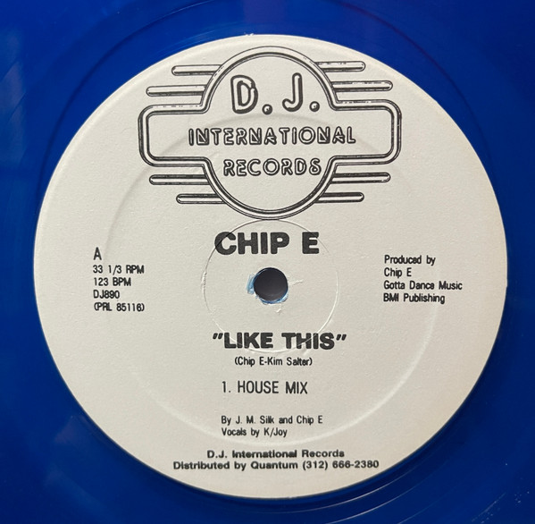 Chip record outlet label