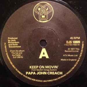 Papa John Creach - Keep On Movin album cover