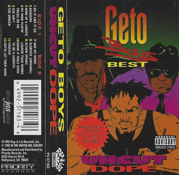 Geto Boys – Uncut Dope: Geto Boys' Best (2002, CD) - Discogs