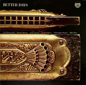 Paul Butterfield - Better Days album cover