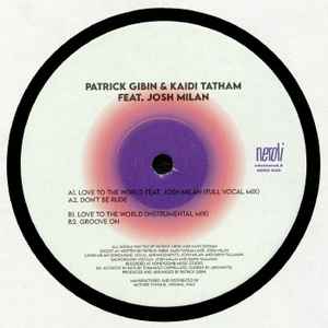 Patrick Gibin - Love To The World album cover
