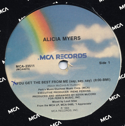 Alicia Myers – You Get The Best From Me (Say, Say, Say) / I Want