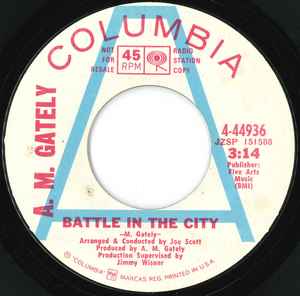 A.M. Gately - Battle In The City album cover