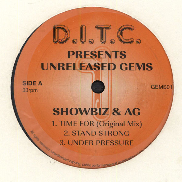 Showbiz & A.G. – Unreleased Shit. (1995, Vinyl) - Discogs