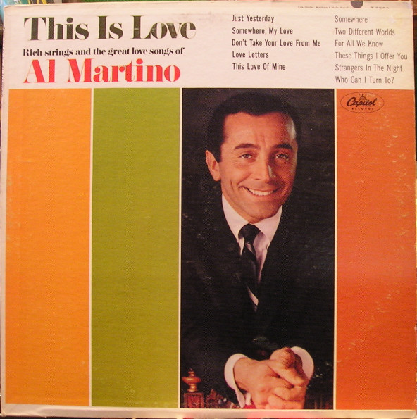 Al Martino – This Is Love (1966, Vinyl) - Discogs