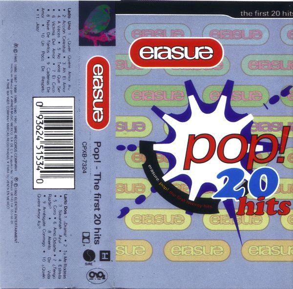 Erasure – Pop! The First 20 Hits CrO2, Cassette) - Discogs