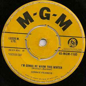 Connie Francis - I'm Gonna Be Warm This Winter album cover