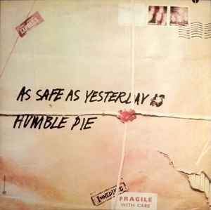 Humble Pie – As Safe As Yesterday Is (1969, Vinyl) - Discogs