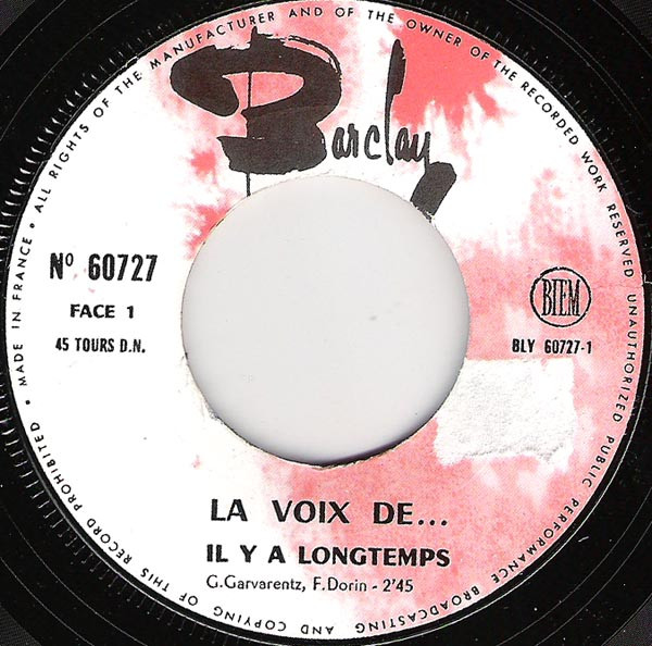 Album herunterladen La Voix De - Il Y A Longtemps