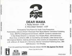 2Pac - Dear Mama