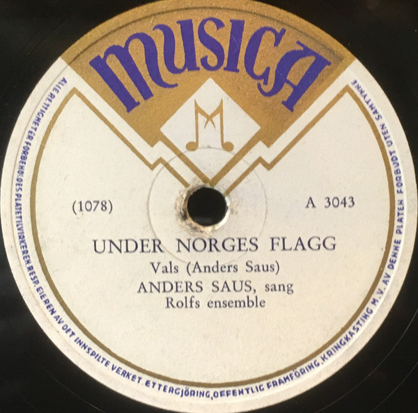 télécharger l'album Anders Saus - Liv På Setervollen Under Norges Flagg