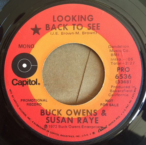 Buck Owens And Susan Raye – Looking Back To See (1972, Vinyl