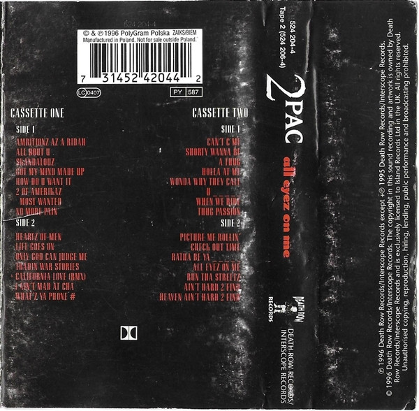 2Pac – All Eyez On Me (2001, Vinyl) - Discogs