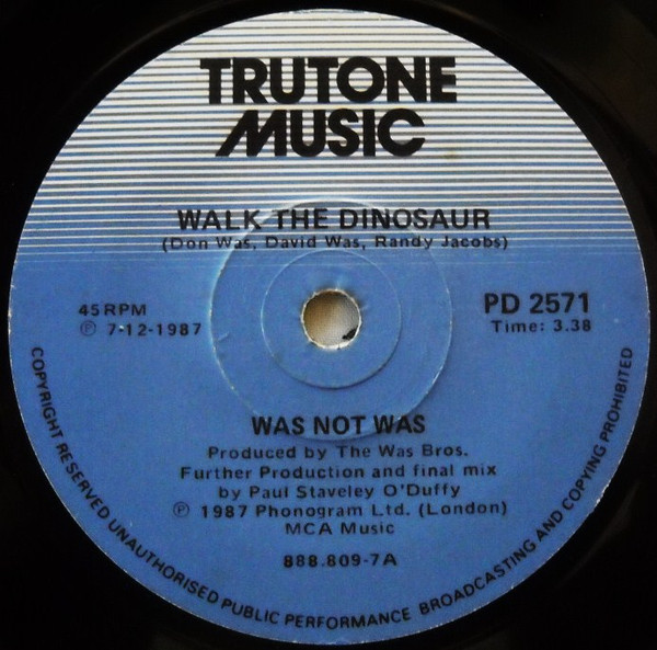 Was (Not Was) - Walk The Dinosaur | Releases | Discogs