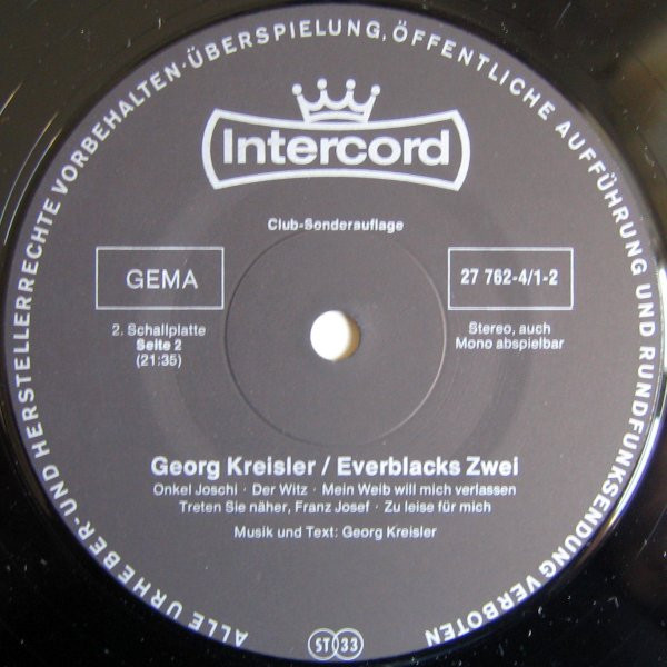 Album herunterladen Georg Kreisler - Everblacks Zwei