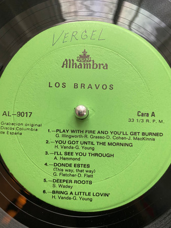 Los Bravos – Ilustrisimos Bravos (1969, Vinyl) - Discogs