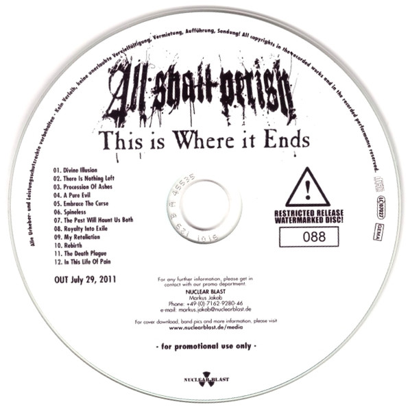 All Shall Perish - This Is Where It Ends | Releases | Discogs