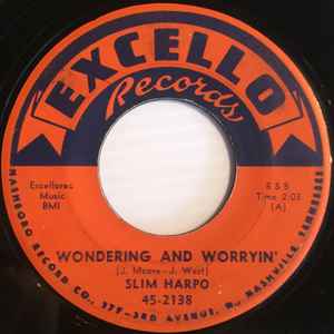 Slim Harpo - Wondering And Worryin' / Strange Love album cover