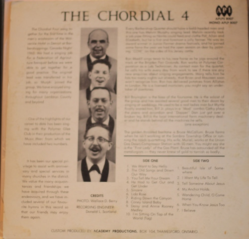 baixar álbum The Chordial 4 - Barbershop And Sacred