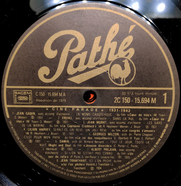 télécharger l'album various - cine parade 1931 1942