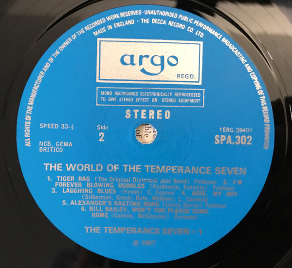 lataa albumi The Temperance Seven +1 - The World Of The Temperance Seven