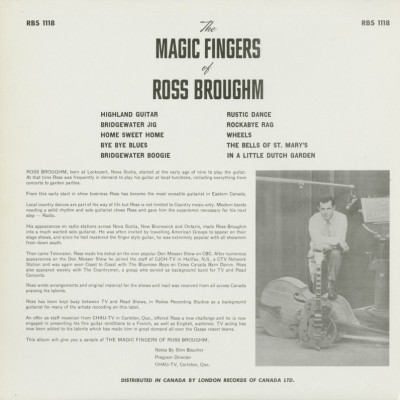 lataa albumi Ross Broughm - The Magic Fingers Of Ross Broughm