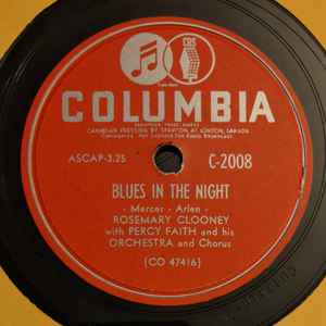 Rosemary Clooney - Blues In The Night / Who Kissed Me Last Night? album cover