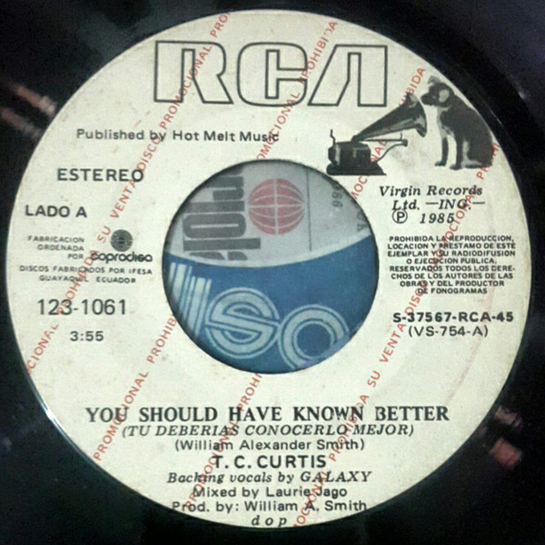 T.C. Curtis - You Should Have Known Better | Releases | Discogs