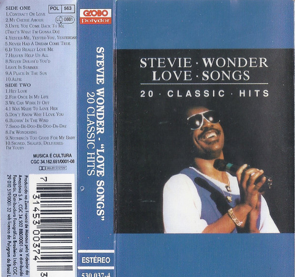 Stevie Wonder - Love Songs (20 Classic Hits) | Releases | Discogs