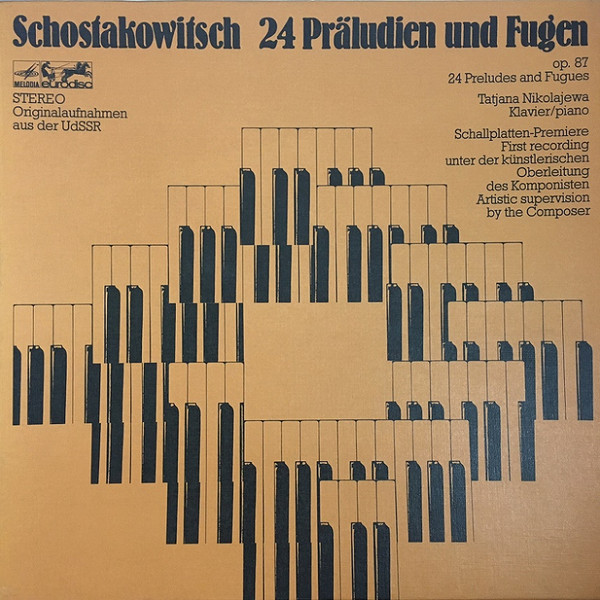 last ned album Schostakowitsch, Tatjana Nikolajewa - 24 Präludien Und Fugen Op 87