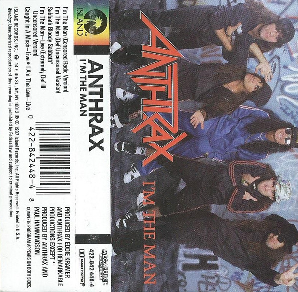 Anthrax - I'm The Man | Releases | Discogs