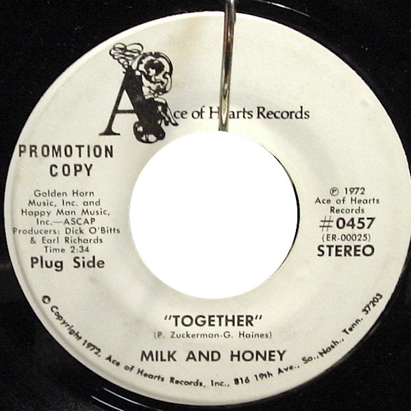 ladda ner album Milk And Honey - Together Happy Things To Say