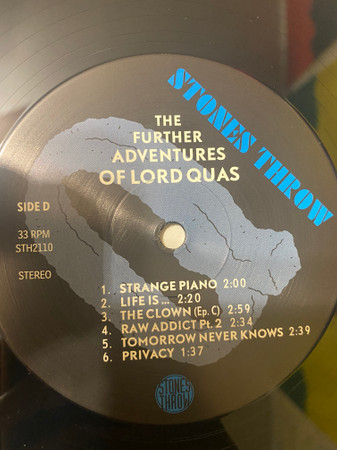 Quasimoto - The Further Adventures Of Lord Quas | Stones Throw Records (STH2110) - 6