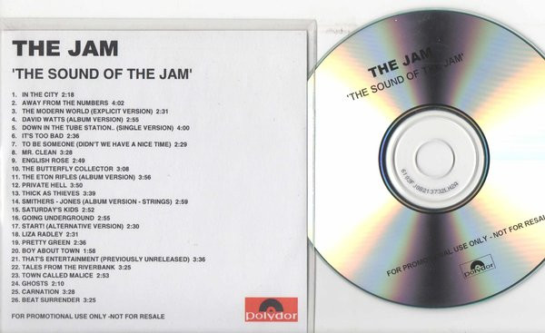 The Jam – The Sound Of The Jam (2002, CD) - Discogs