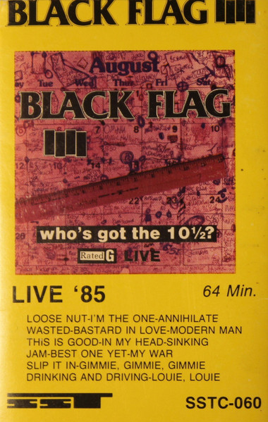 Black Flag – Who's Got The 10½? (1986, Vinyl) - Discogs