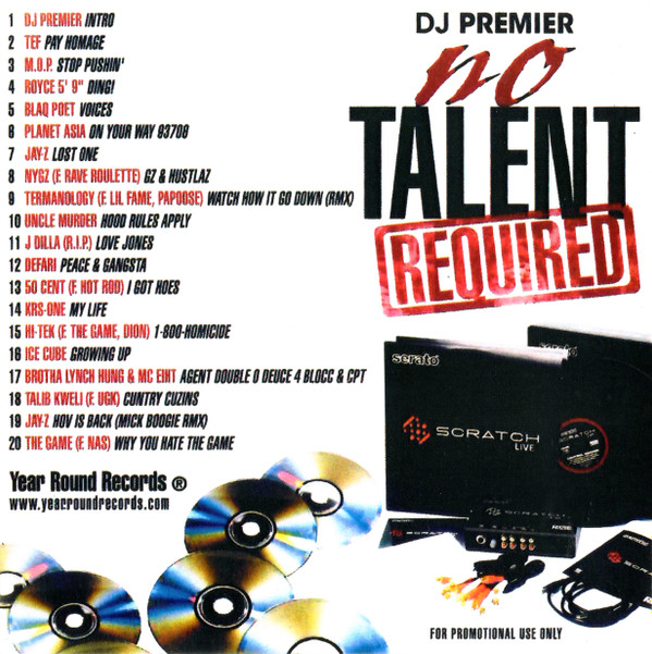 descargar álbum DJ Premier - No Talent Required