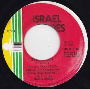 Israel Vibration – Give I Grace (1979, Vinyl) - Discogs