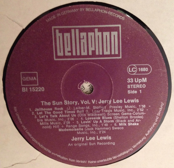 last ned album Jerry Lee Lewis - The Sun Story Vol5