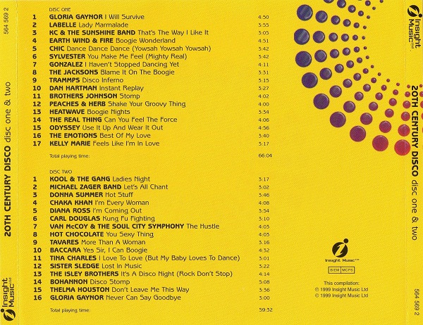 télécharger l'album Various - 20th Century Disco Disc One Two