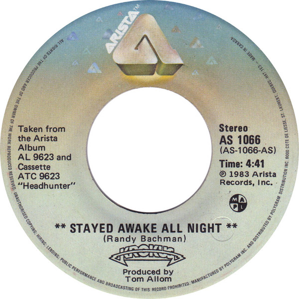 Krokus – Stayed Awake All Night (1983, Vinyl) - Discogs
