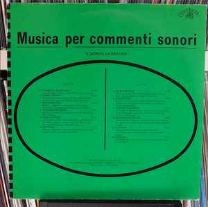 Amedeo Tommasi - Musica Per Commenti Sonori - "L'Uomo E La Natura" album cover