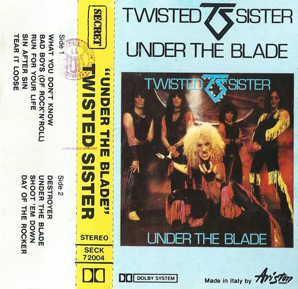 Twisted Sister – Under The Blade (1982, Aston Clinton Pressing 