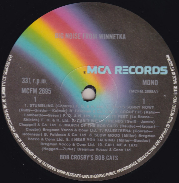 baixar álbum Bob Crosby's Bob Cats - Big Noise From Winnetka