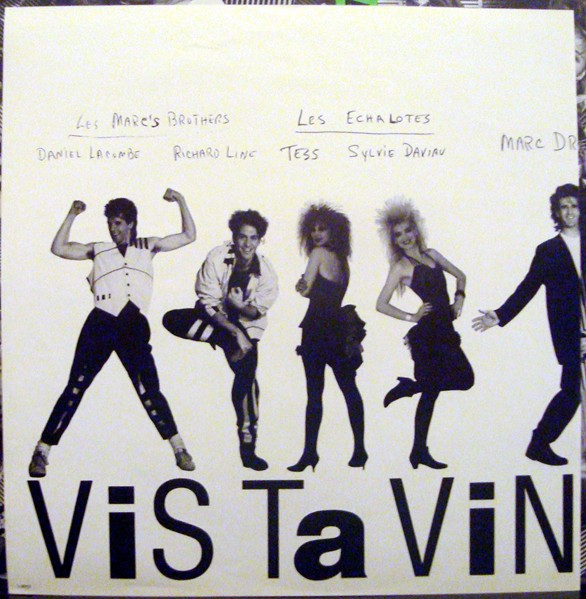 Marc Drouin Et Les Échalotes , Dolbie Stéréo , Les Beaux Blonds - Vis Ta Vinaigrette | Les Disques Laser (L-8002) - 5