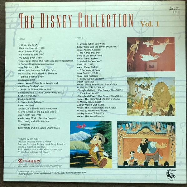 The Disney Collection Vol. 1 (1993, Vinyl) - Discogs