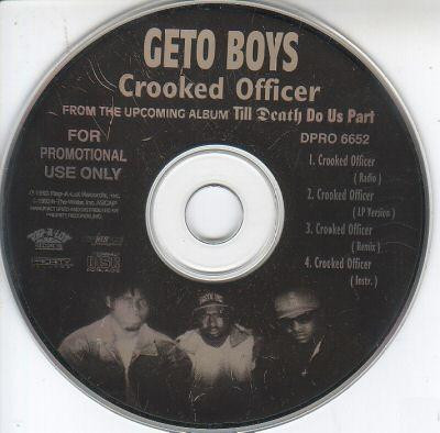 Geto Boys – Crooked Officer (1993, CD) - Discogs