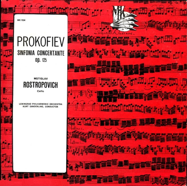 lataa albumi Prokofiev Mstislav Rostropovich - Prokofiev Sinfonia Concertante Op125 Mstislav Rostropovich Cello