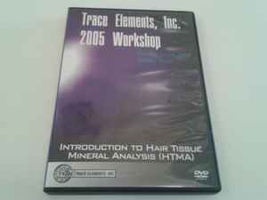 Unknown Artist – Trace Elements, Inc. 2005 Workshop - Introduction Hair  Tissue Mineral Analysis (HTMA) (2005, Region Free, DVD) - Discogs