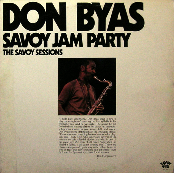 Don Byas – Savoy Jam Party (1976, Vinyl) - Discogs